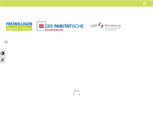 Tablet Screenshot of freiwilligenagentur-cottbus.de
